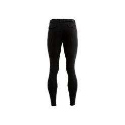 Spodnie do jazdy konnej full grip z mikrofibry BR Equitation Martin Assise. Czarne spodnie sportowe damskie BR, l, bez wzorów, z elastanu, na fitness i siłownię. Za 481.50 zł.