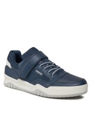 Geox Sneakersy J Perth Boy J367RE 0FEFU C4211 D Granatowy. Niebieskie buty sportowe chłopięce Geox, bez wzorów, ze skóry, bez zapięcia. Za 219.99 zł.