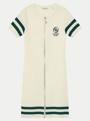 Guess Sukienka dzianinowa J5RK49 ZZ04U Écru Regular Fit. Sukienki dla dziewczynek Guess, z aplikacjami, z dzianiny, bez ramiączek. Za 189.99 zł.
