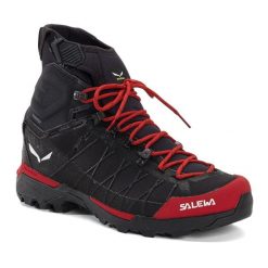 Buty trekkingowe męskie Salewa Ortles Light Mid PTX. Czarne trekkingi męskie Salewa, trekkingowe. Za 1,229.00 zł.