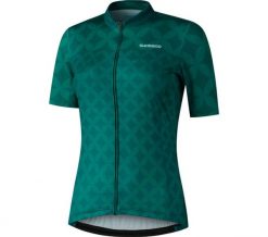 Damska koszulka z krótkim rękawem MIZUKI, zielony. Zielone koszulki sportowe damskie Shimano, xl, bez wzorów, z elastanu, bez kołnierzyka, bez ramiączek, rowerowe. Za 349.90 zł.