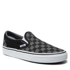 Tenisówki Vans. Czarne półbuty damskie Vans, bez wzorów, bez zapięcia. Za 219.99 zł.