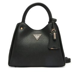 Torebka Guess. Czarne torebki do ręki damskie Guess, z aplikacjami, bez dodatków. Za 423.99 zł.