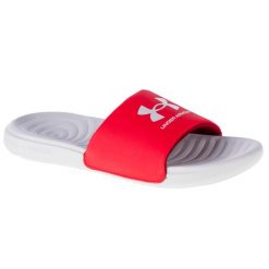 Klapki basenowe męskie Under Armour Ansa Fixed Slides. Białe klapki męskie Under Armour, z materiału. Za 130.99 zł.