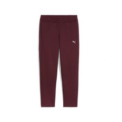 Damskie spodnie dresowe Evostripe PUMA Ruby Shimmer Red. Czerwone spodnie dresowe damskie Puma, bez wzorów, z dresówki. Za 279.00 zł.
