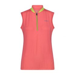 Damska koszulka bez rękawów z zamkiem błyskawicznym CMP. Czerwone obuwie sportowe damskie CMP, bez wzorów, rowerowe. W wyprzedaży za 146.85 zł.