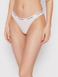 Calvin Klein Underwear Stringi 0000D1617A Różowy. Czerwone stringi damskie Calvin Klein Underwear, l, bez wzorów, z bawełny. Za 49.99 zł.
