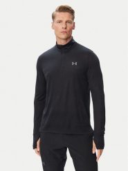 Under Armour Bluza techniczna Ua Velociti 6010887 Czarny Regular Fit. Czarne bluzy męskie Under Armour, l, bez wzorów, z syntetyku, bez kaptura, do biegania. Za 177.12 zł.