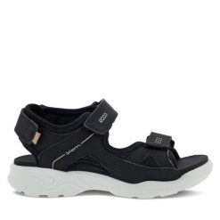Sandały ECCO. Czarne sandały chłopięce ecco, bez zapięcia. Za 299.99 zł.