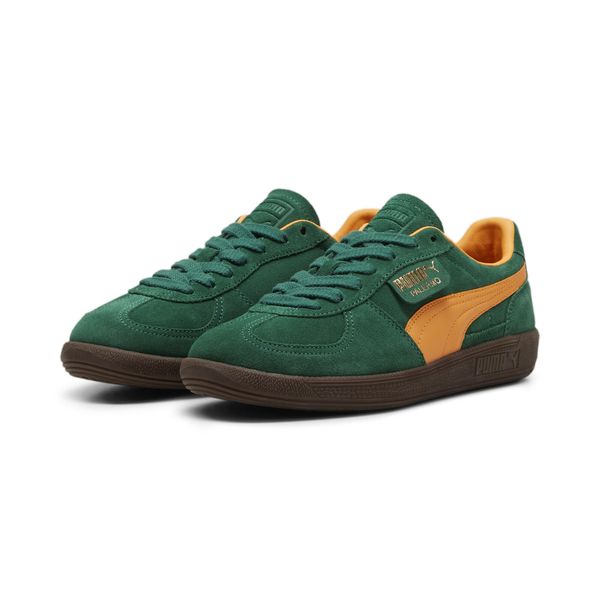 Puma Buty Palermo 39646305. Zielone obuwie sportowe damskie Puma, bez wzorów, trekkingowe. Za 243.99 zł.