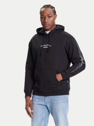 Quiksilver Bluza EQYFT05157-KVJ0 Czarny Regular Fit. Czarne bluzy męskie Quiksilver, m, bez wzorów, z bawełny, bez kaptura. Za 359.99 zł.