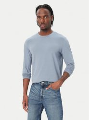 BOSS Longsleeve Tchark 50473286 Granatowy Regular Fit. Niebieskie bluzki z długim rękawem męskie Boss, m, bez wzorów, z bawełny, bez kołnierzyka. Za 279.99 zł.