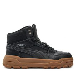 Sneakersy Puma. Czarne trampki i tenisówki chłopięce Puma, bez wzorów, bez zapięcia. Za 219.99 zł.