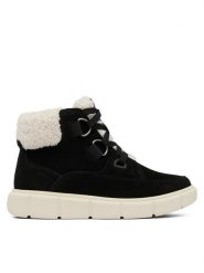 Sorel Trzewiki Explorer™ III Nw Lace Wp 2077961010 Czarny. Czarne botki damskie Sorel, ze skóry, bez obcasa, na płaskiej podeszwie, bez zapięcia. Za 489.99 zł.