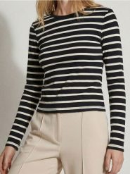 Bawełniana koszulka z długim rękawem - wielobarwny. T-shirty damskie Sinsay, l, bez wzorów, z bawełny, bez kołnierzyka. Za 19.99 zł.