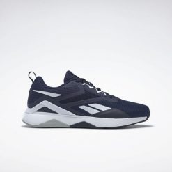 Buty do chodzenia męskie Reebok Nanoflex TR 20. Białe buty sportowe męskie Reebok, z materiału, bez zapięcia, trekkingowe. Za 299.99 zł.