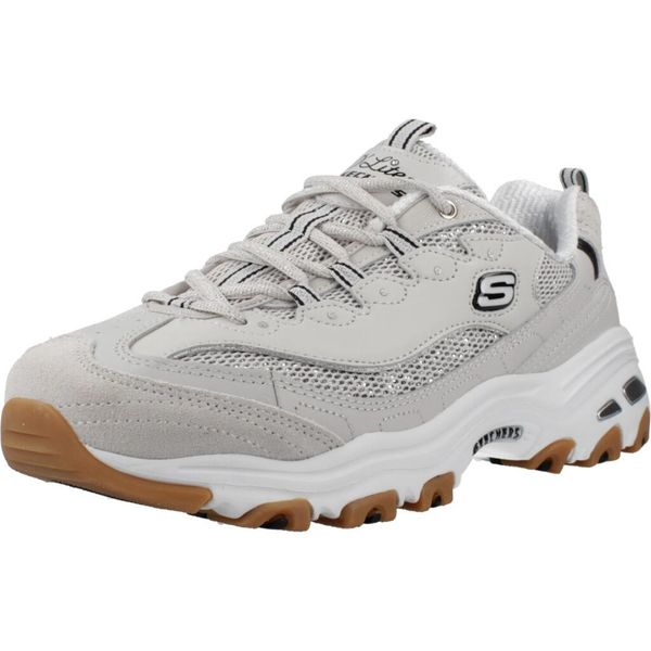 Buty SKECHERS D LITES STELLAR SHIMMER Beżowy. Brązowe obuwie sportowe damskie Skechers, trekkingowe. Za 315.99 zł.