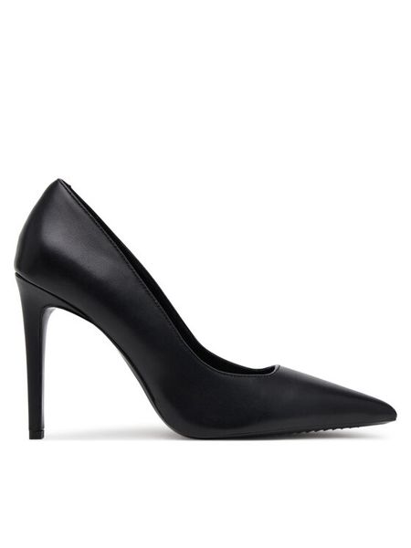 DKNY Szpilki Mickel K1510523 Czarny. Czarne szpilki damskie DKNY, bez wzorów, ze skóry, bez obcasa, bez zapięcia. Za 489.99 zł.