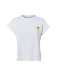 Marie Lund Koszulka damska Kobiety Bawełna (100%) biały jednolity, L. Białe t-shirty damskie Marie Lund, l, bez wzorów, z bawełny, bez kołnierzyka. Za 149.95 zł.