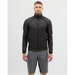 Kurtka rowerowa przeciwwiatrowa męska SILVINI VETTA MJ1612. Czarne kurtki sportowe męskie Silvini, l, bez wzorów, rowerowe. Za 309.99 zł.