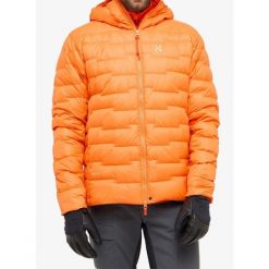 Kurtka puchowa męska Haglofs ROC Flash Down Hood. Brązowe kurtki sportowe męskie Haglöfs, m, bez wzorów, z puchu, trekkingowe. Za 864.99 zł.