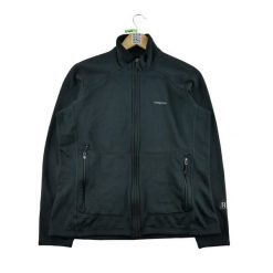 Second life - Kurtka polarowa damska R1 Polartec Patagonia - Stan bardzo dobry. Czarne kurtki sportowe damskie Patagonia, l, bez wzorów, z materiału, bez kaptura, trekkingowe. Za 255.56 zł.