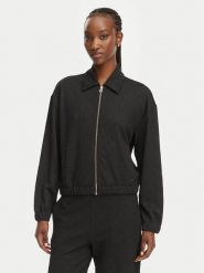 HUGO Bluza Dayane 50557503 Czarny Regular Fit. Czarne bluzy damskie Hugo, xl, bez wzorów, z syntetyku, bez kaptura. Za 799.99 zł.