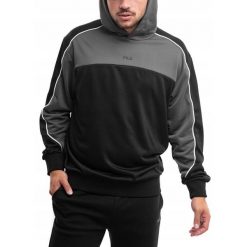 Bluza Męska Z Kapturem Fila Luźna Sportowa Dresowa Treningowa Hoodie r. M. Zielone bluzy męskie Fila, l, bez wzorów, z dresówki, z kapturem. Za 218.00 zł.