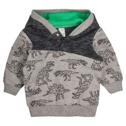 Garnamama Bluza Chłopięca Z Dinozaurem 92 Szara. Bluzy dla chłopców marki Garnamama. Za 69.00 zł.