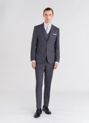 PAKO LORENTE – Szare eleganckie spodnie męskie. Szare eleganckie spodnie męskie Pako Lorente, m, bez wzorów. Za 599.99 zł.