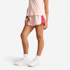 Spodenki fitness damskie Domyos. Szorty sportowe damskie DOMYOS, s, bez wzorów, z materiału, sportowe, na fitness i siłownię. Za 34.99 zł.