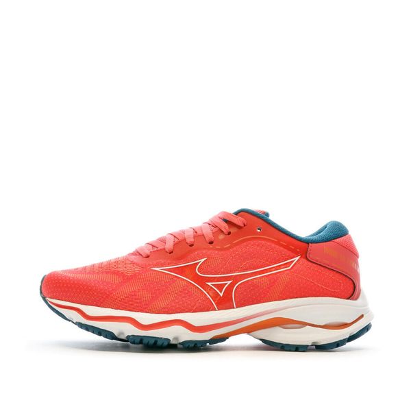Buty do biegania damskie Mizuno Wave Ultima 14 parad. Czerwone obuwie sportowe damskie Mizuno, bez wzorów, do biegania, mizuno wave. Za 449.99 zł.