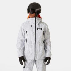 Kurtka narciarska Helly Hansen Sogn Shell 2.0. Szare kurtki snowboardowe męskie Helly Hansen, na zimę, m, bez wzorów, narciarskie. W wyprzedaży za 1,420.50 zł.