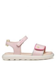 Geox Sandały J Sandal Puffypop Gi J65MSC 05402 C8206 S Różowy. Czerwone sandały dziewczęce Geox, ze skóry, bez zapięcia. Za 229.99 zł.