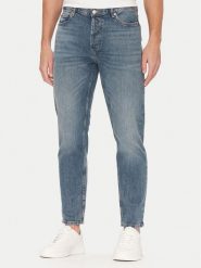 HUGO Jeansy 50537705 Niebieski Tapered Fit. Niebieskie jeansy męskie Hugo. Za 269.99 zł.