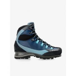 Buty trekkingowe damskie La Sportiva Trango Trk Leather GTX. Niebieskie obuwie sportowe damskie La Sportiva, bez wzorów, trekkingowe. Za 1,044.99 zł.