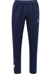 Spodnie sportowe do joggingu Hummel Move Grid. Niebieskie spodnie sportowe męskie Hummel, xl, bez wzorów, z bawełny, do biegania. Za 233.75 zł.