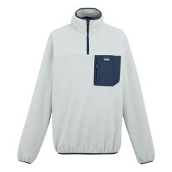 Polarowy Top Męski Suwak Do Połowy Frankie. Niebieskie bluzy męskie Regatta, na zimę, m, bez wzorów, z polaru, bez kaptura. Za 77.99 zł.