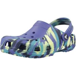 Sandały CROCS CLASSIC MARBLED Niebieski. Niebieskie sandały męskie Crocs, z gumy, bez zapięcia. Za 207.99 zł.