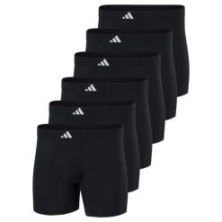 Bokserki Active Micro Tech 6 pak. Czarne bokserki męskie Adidas, m, bez wzorów, z materiału. Za 333.00 zł.