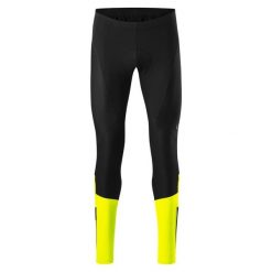 Legginsy Gonso Essential Softshell. Żółte legginsy sportowe męskie Gonso, bez wzorów, z softshellu, rowerowe. Za 729.50 zł.