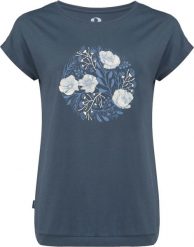 Damska koszulka Loap Barga niebieska. Niebieskie t-shirty damskie Scarpa, m, bez wzorów, z bawełny, klasyczne, bez kołnierzyka. Za 79.69 zł.