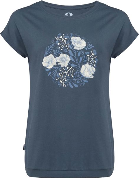 Damska koszulka Loap Barga niebieska. Niebieskie t-shirty damskie Scarpa, m, bez wzorów, z bawełny, klasyczne, bez kołnierzyka. Za 79.69 zł.