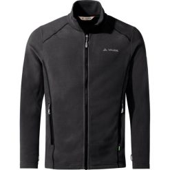 Bluza polarowa męska Vaude Rosemoor Fleece Jacket II. Czarne bluzy męskie Vaude, l, z aplikacjami, z polaru, bez kaptura. Za 345.99 zł.