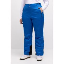 Damskie Spodnie narciarskie nieprzemakalne modelowane kolana mankiet od śniegu. Niebieskie spodnie snowboardowe damskie Ulla Popken, na lato, plus size, bez wzorów, z elastanu, sportowe, narciarskie. Za 633.99 zł.