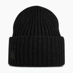 Czapka zimowa Buff Knitted Erviny. Czarne czapki i kapelusze męskie Buff, na zimę, bez wzorów, z materiału. Za 214.65 zł.
