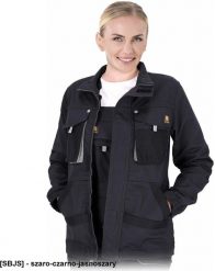 Reis - Bluza ochronna FIO, damska szaro-czarno-jasnoszary L. Brązowe bluzy damskie Reis, l, bez wzorów, bez kaptura. Za 70.80 zł.