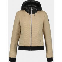 Sweter Damski Luhta Jacklin. Brązowe swetry damskie Luhta, bez wzorów, z materiału, bez kołnierzyka, bez ramiączek, z kapturem. Za 519.00 zł.