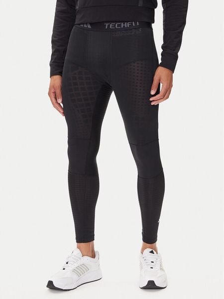 Adidas Legginsy Techfit IN5582 Czarny Regular Fit. Czarne legginsy sportowe męskie Adidas, m, bez wzorów, z syntetyku, na fitness i siłownię, techfit (adidas). Za 149.99 zł.