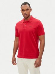 Pepe Jeans Polo Essential PM542298 Czerwony Regular Fit. Czerwone koszulki polo męskie Pepe Jeans, l, bez wzorów, z bawełny, bez ramiączek. Za 149.99 zł.